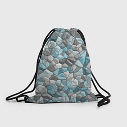 Рюкзак-мешок Мозаика из цветных камней, цвет: 3D-принт