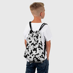 Рюкзак-мешок Далматин - текстура, цвет: 3D-принт — фото 2