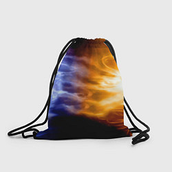 Рюкзак-мешок Борьба двух стихий - лёд и пламя, цвет: 3D-принт