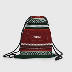 Рюкзак-мешок FIRM как красный свитер из 90х, цвет: 3D-принт