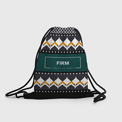 Рюкзак-мешок FIRM ретро свитер, цвет: 3D-принт