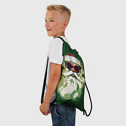 Рюкзак-мешок Добрый Санта, цвет: 3D-принт — фото 2
