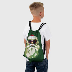 Рюкзак-мешок Добрый Санта, цвет: 3D-принт — фото 2