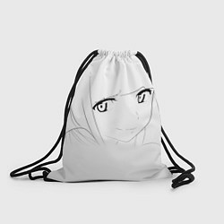 Мешок для обуви Аниме девочка скетч
