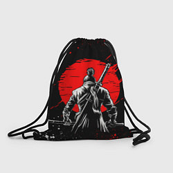 Рюкзак-мешок Самурай - красное солнце, цвет: 3D-принт