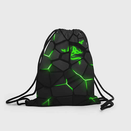 Мешок для обуви Razer green neon / 3D-принт – фото 1