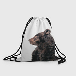 Рюкзак-мешок Медведь в профиль, цвет: 3D-принт