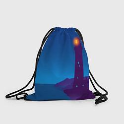 Рюкзак-мешок Маяк в ночи, цвет: 3D-принт