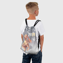 Рюкзак-мешок Славный кролик, цвет: 3D-принт — фото 2