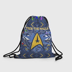 Рюкзак-мешок Новогодний Звездный путь, цвет: 3D-принт
