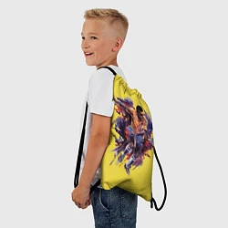 Рюкзак-мешок Бразильский футболист Пеле 10, цвет: 3D-принт — фото 2