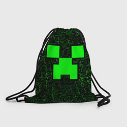 Мешок для обуви Minecraft green squares