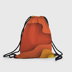 Рюкзак-мешок Оранжево-жёлтый разлом, цвет: 3D-принт
