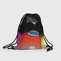 Рюкзак-мешок Красный член экипажа, цвет: 3D-принт
