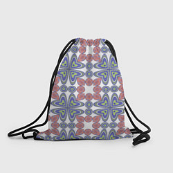 Рюкзак-мешок Мозаика, абстрактные сердечки, цвет: 3D-принт
