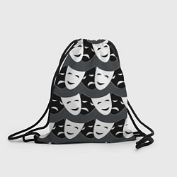 Рюкзак-мешок Две маски, цвет: 3D-принт