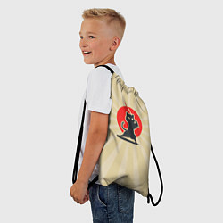 Рюкзак-мешок Кот-ниндзя, цвет: 3D-принт — фото 2