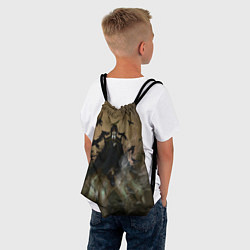 Рюкзак-мешок Уэнсдэй и вороны, цвет: 3D-принт — фото 2