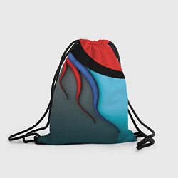 Рюкзак-мешок Разноцветные ручейки, цвет: 3D-принт