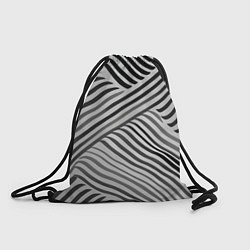 Рюкзак-мешок Оптическая иллюзия полосы, цвет: 3D-принт
