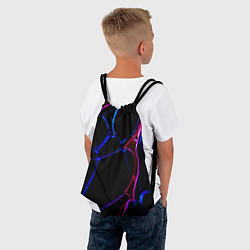 Рюкзак-мешок Синне красный фон, цвет: 3D-принт — фото 2