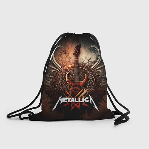 Мешок для обуви Metallica гитара и логотип / 3D-принт – фото 1