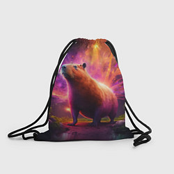 Рюкзак-мешок Фееричная капибару, цвет: 3D-принт