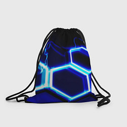 Рюкзак-мешок Neon abstraction plates storm, цвет: 3D-принт
