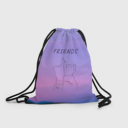 Рюкзак-мешок Friends - Jimin and Taehyung BTS, цвет: 3D-принт