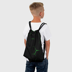 Рюкзак-мешок Соты бронированный стиль, цвет: 3D-принт — фото 2