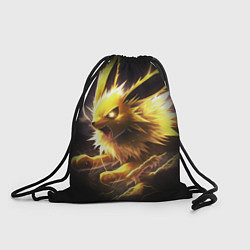 Рюкзак-мешок Покемон Джолтеон и молния, цвет: 3D-принт