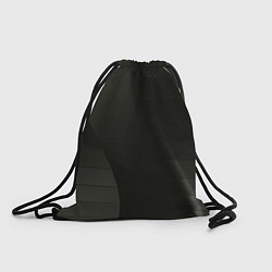 Рюкзак-мешок Чёрные геометрические металлические листы, цвет: 3D-принт