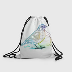 Рюкзак-мешок Neon птица, цвет: 3D-принт