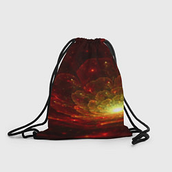 Рюкзак-мешок Midjourney огненный бальзамин, цвет: 3D-принт