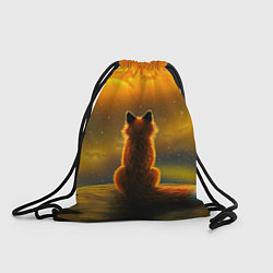 Рюкзак-мешок Лиса духи предков, цвет: 3D-принт