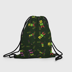 Рюкзак-мешок ABC, цвет: 3D-принт