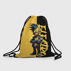 Рюкзак-мешок Панк рокер Simpson, цвет: 3D-принт