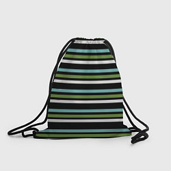 Рюкзак-мешок Абстрактные тёмные полосы, цвет: 3D-принт