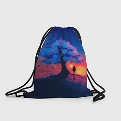 Рюкзак-мешок Восход и закат, цвет: 3D-принт