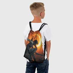 Рюкзак-мешок Lara Croft, цвет: 3D-принт — фото 2