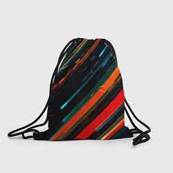 Рюкзак-мешок Искры огня на полосах, цвет: 3D-принт