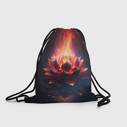 Рюкзак-мешок Огненный лотус, цвет: 3D-принт