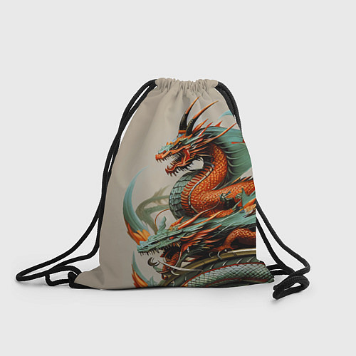 Мешок для обуви Japan dragon - irezumi / 3D-принт – фото 1