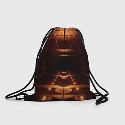 Рюкзак-мешок Оранжевые фонари в полной темноте, цвет: 3D-принт