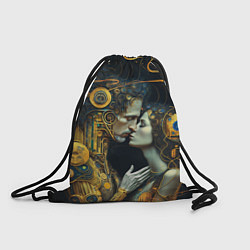 Рюкзак-мешок Gustav Klimt Cyberpunk, цвет: 3D-принт