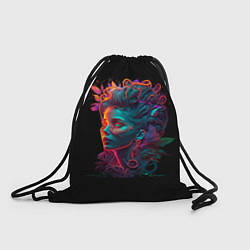 Рюкзак-мешок The Neon Queen, цвет: 3D-принт