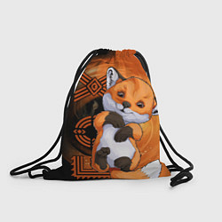Рюкзак-мешок Fox cub, цвет: 3D-принт