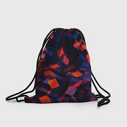 Рюкзак-мешок Мозаичная геометрия, цвет: 3D-принт