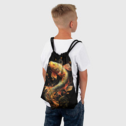 Рюкзак-мешок Красно-зеленый дракон, цвет: 3D-принт — фото 2