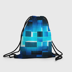 Рюкзак-мешок Неоновые кубы с подсветкой, цвет: 3D-принт